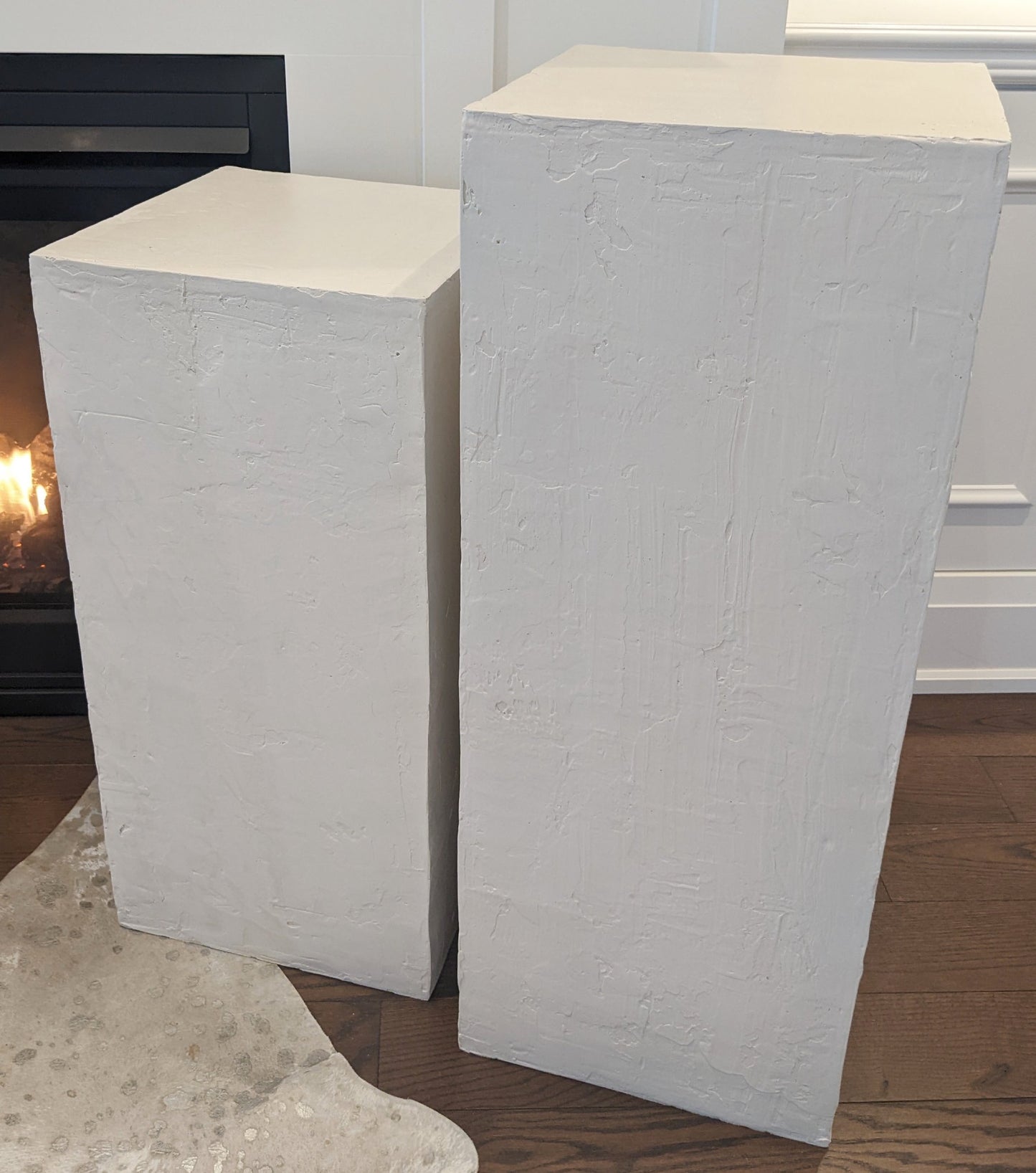 Faux Concrete Pedestal 36" height Textured Treasures Toronto